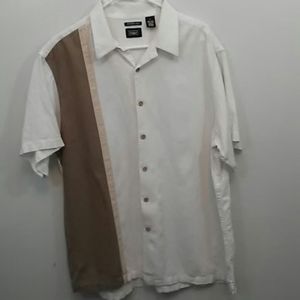 Haggar XL Linen Blend Summer Shirt